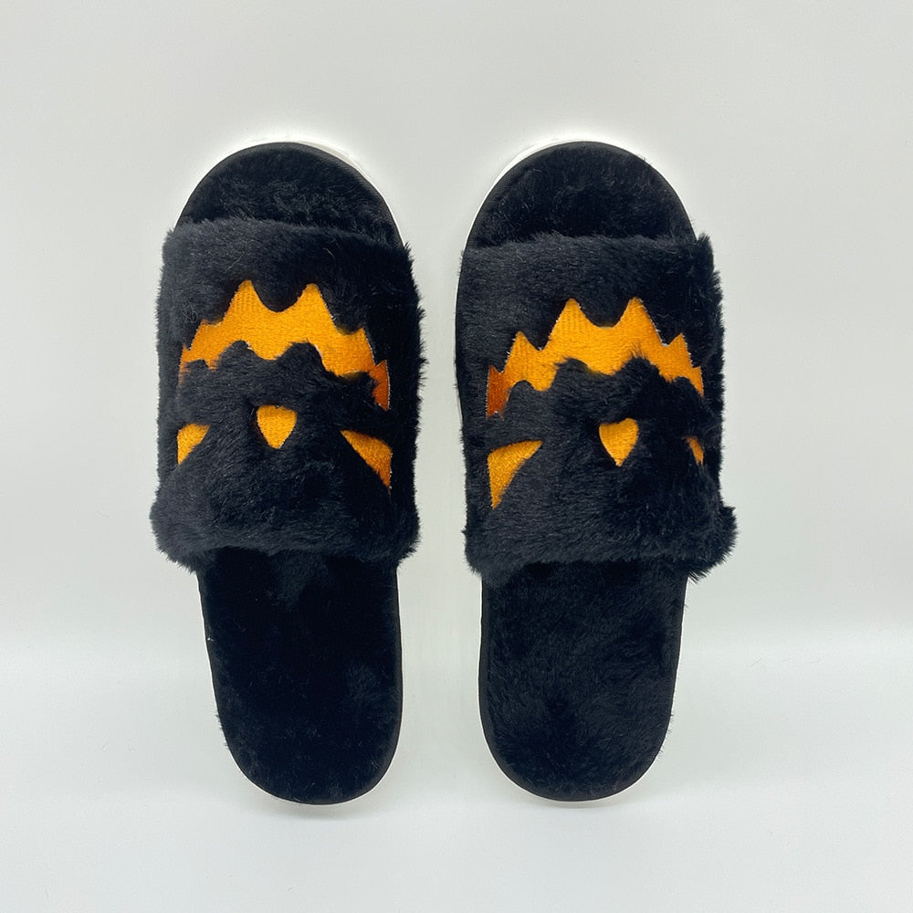 Zapatillas de calabaza de Halloween