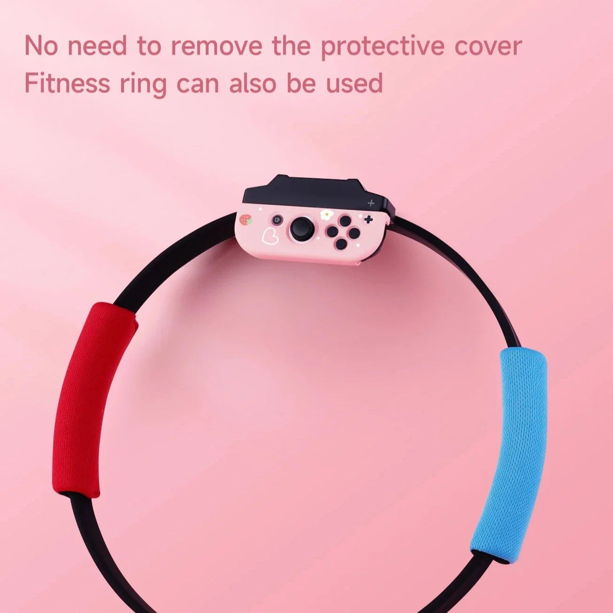 Estuche para Nintendo Switch con corazones de fresa
