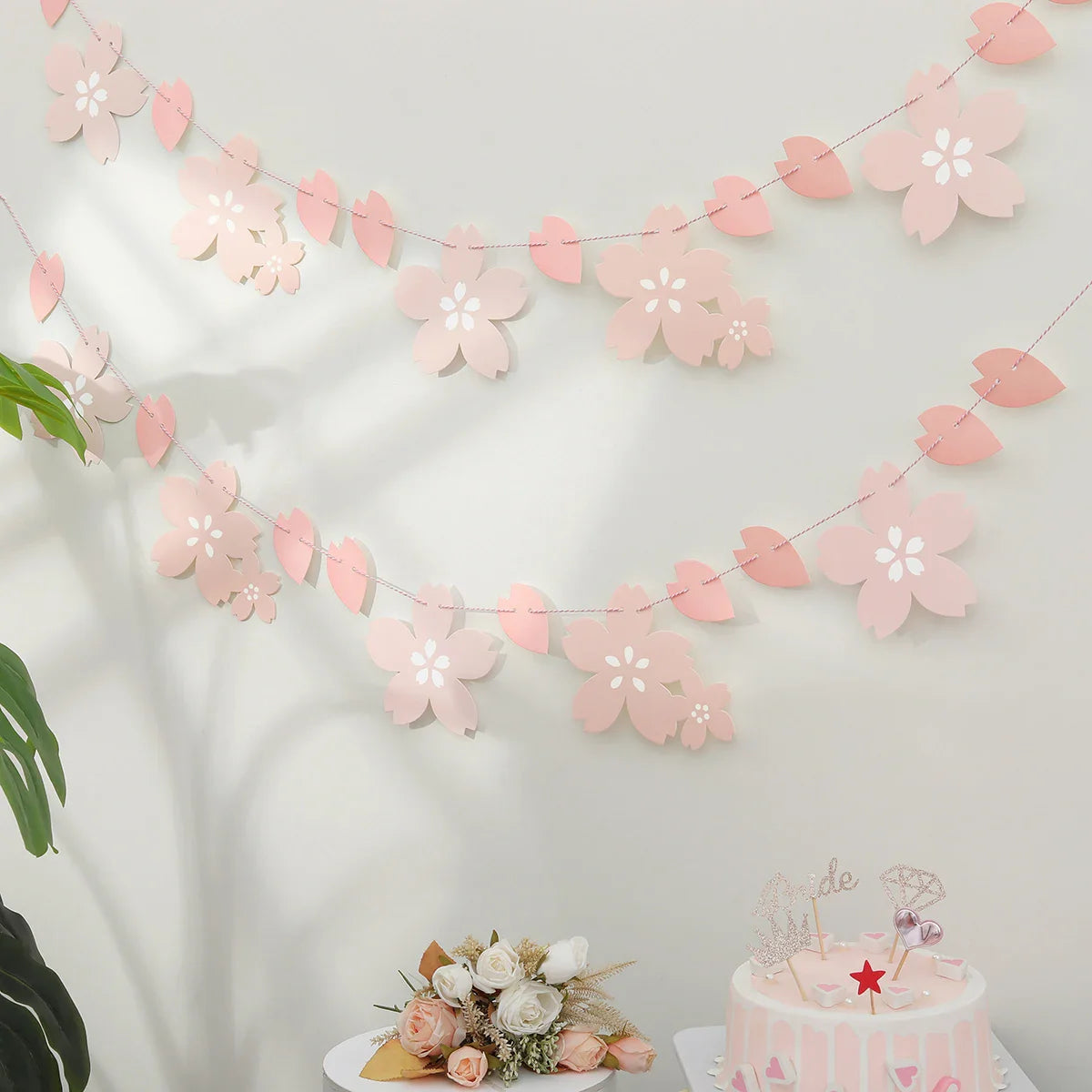 Decoración de fiesta de flor de cerezo
