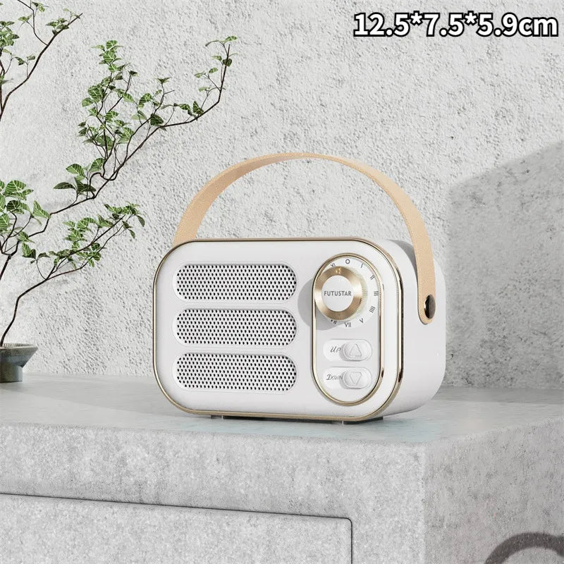 Mini altavoz Bluetooth retro