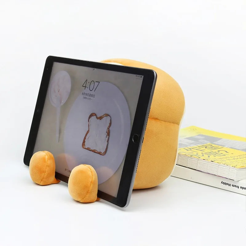 Reloj despertador con luz nocturna de peluche Toast