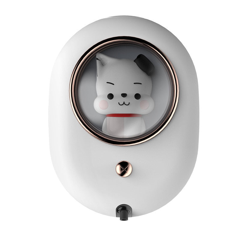 Dispensador automático de jabón en espuma para gatos