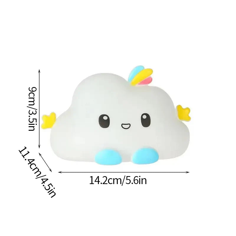 Linda luz nocturna LED de nube