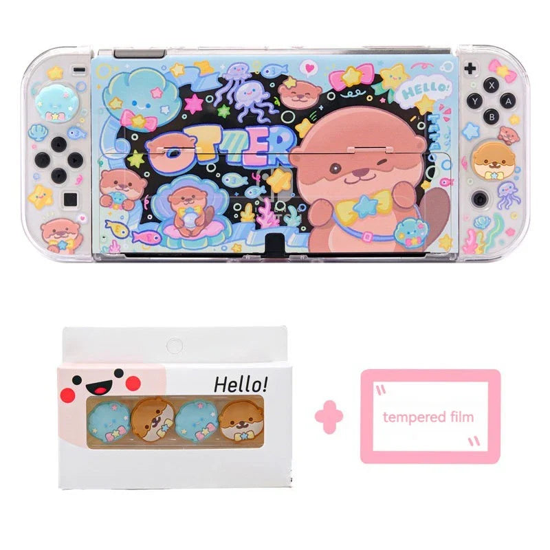 Funda Kawaii Otter para Nintendo Switch
