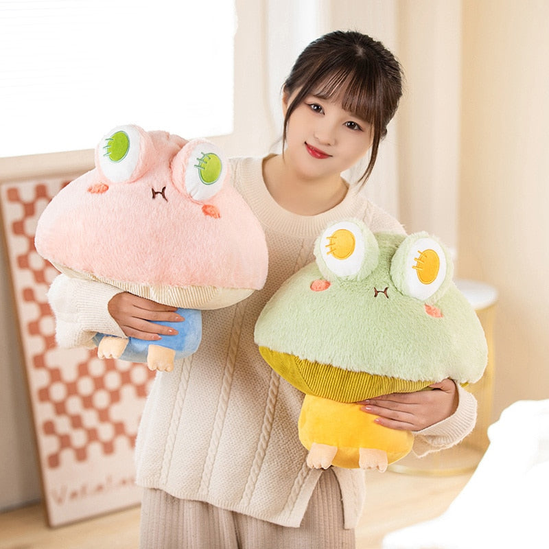 Peluches de rana hongo