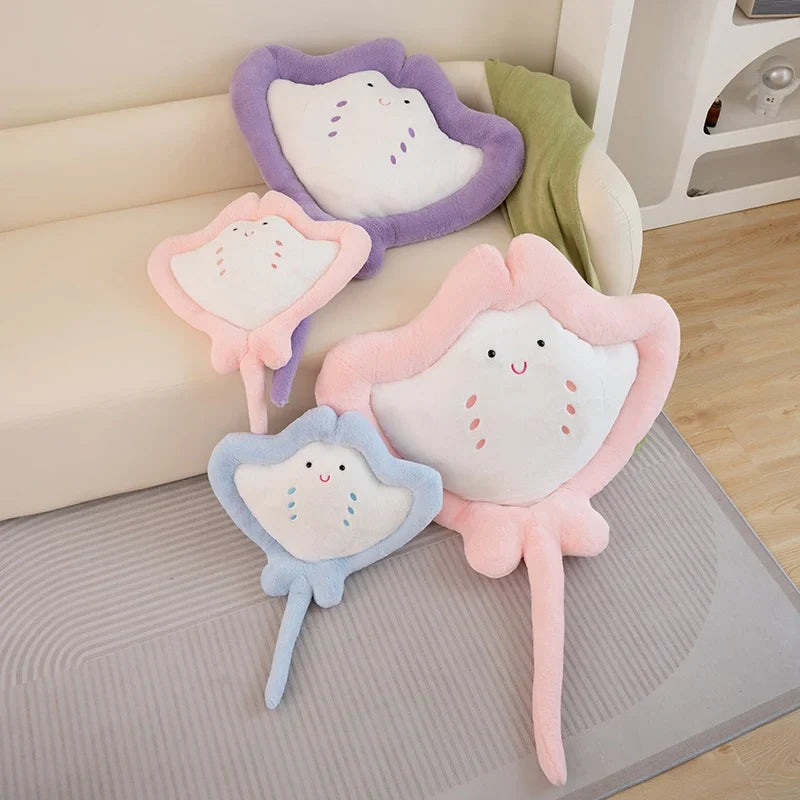 Peluche de manta raya kawaii