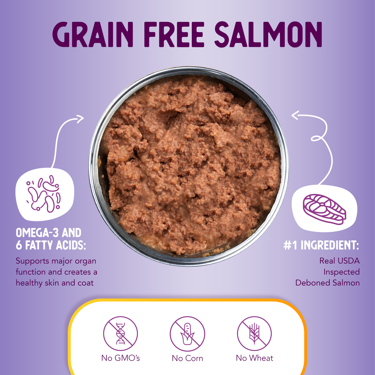Grain Free 95% Salmon – Premium Protein & Hydration Boost