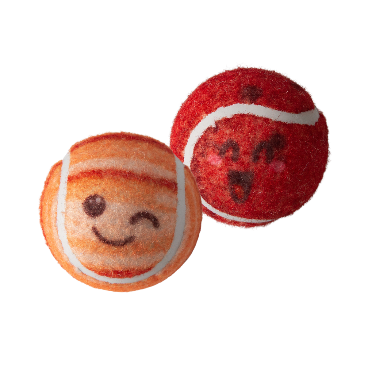 Pelotas de tenis chirriantes Behind Mars (paquete de 2)