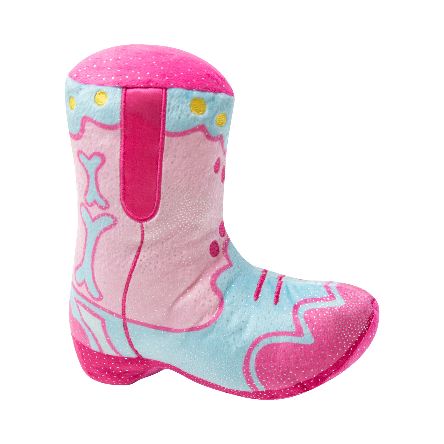 Single 2 Boot Plush Dog Toy