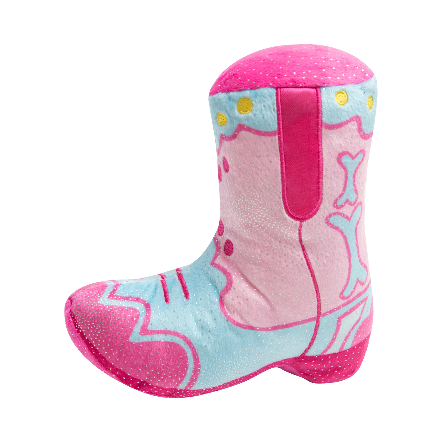 Single 2 Boot Plush Dog Toy