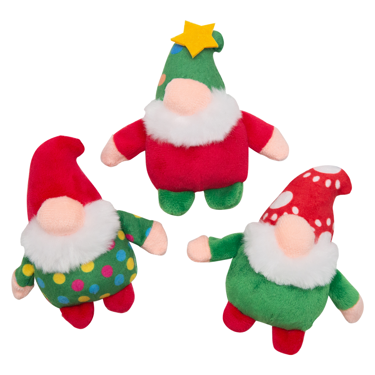 Snugarooz Gnomies 3-Pack – Festive Eco-Friendly Plush Trio