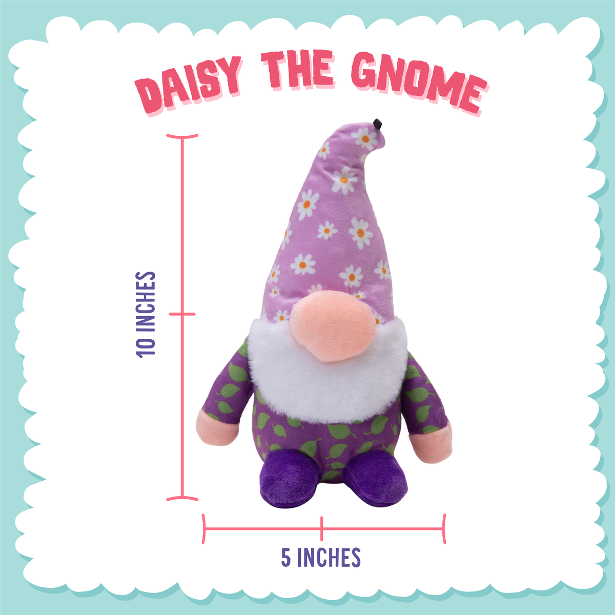 Daisy the Gnome – Springtime Eco-Friendly Plush Toy
