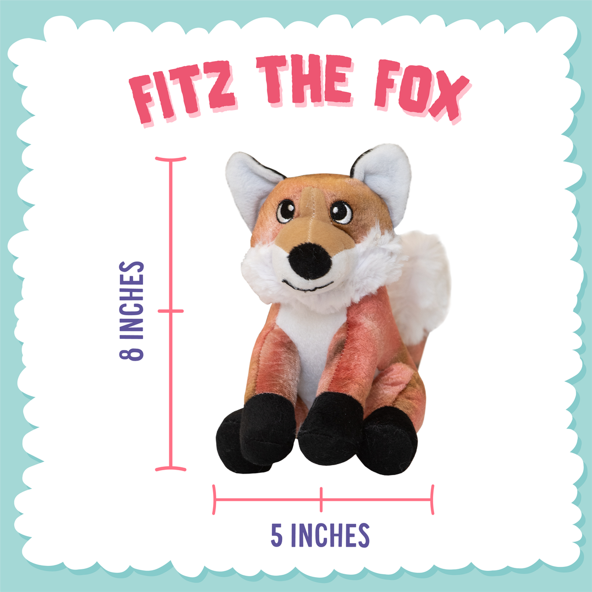 Fitz the Fox – Soft & Crinkly Autumn Plush Toy