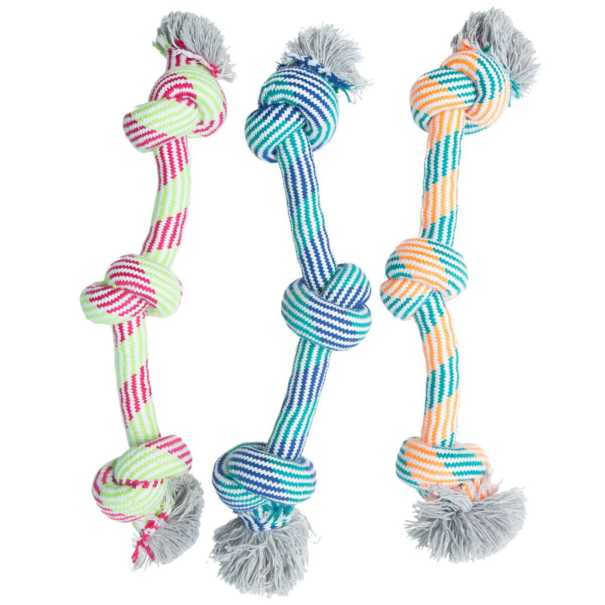Get'N Knotty Rope Toy – Heavy Duty Cotton Tug & Chew