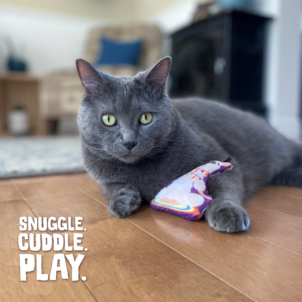 Juguete de Peluche con Hierba Gatera Kitty Llamaste para Gatos