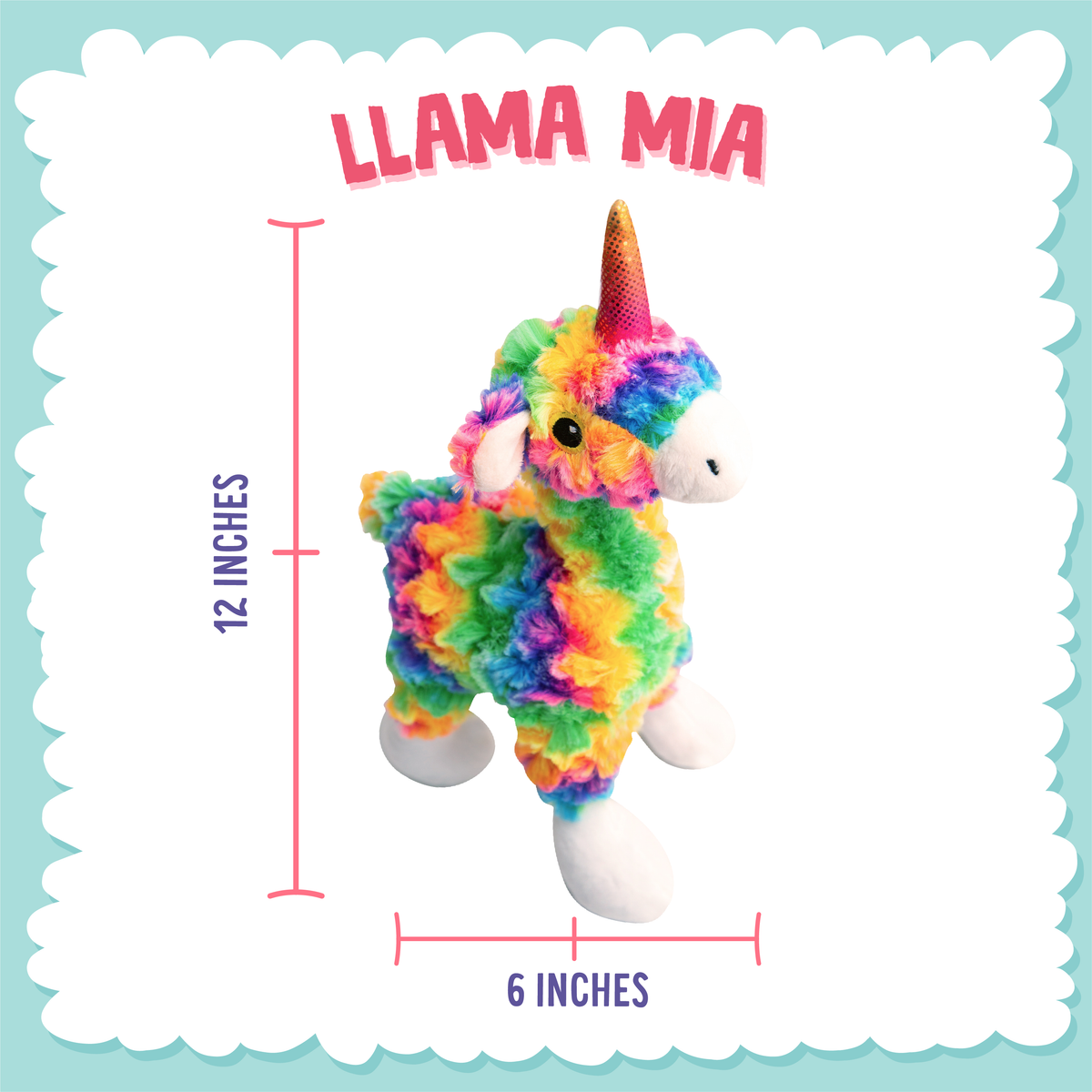 Juguete de Peluche para Perro Llama Mia Unicornio