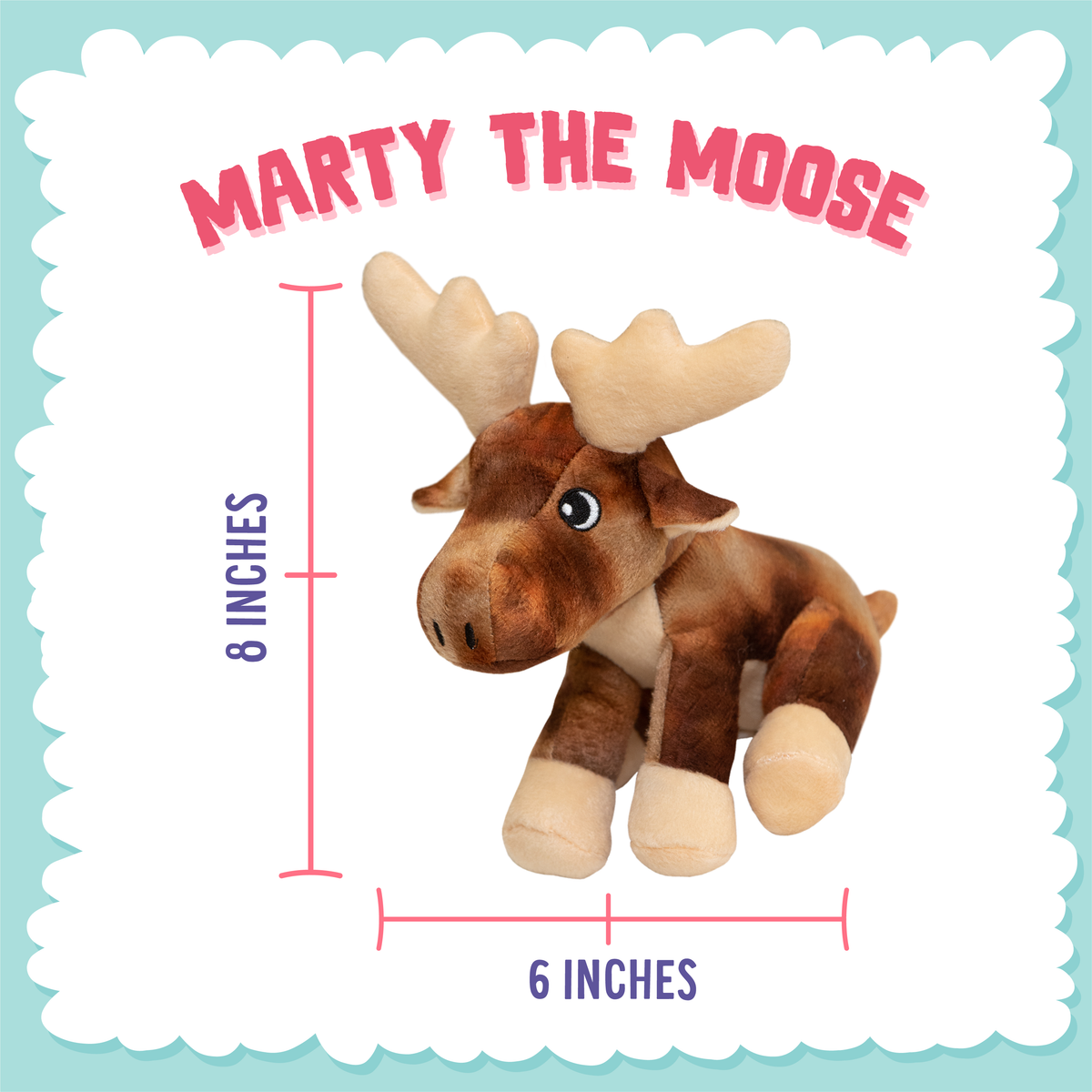 Juguete de peluche para perros Alce Marty