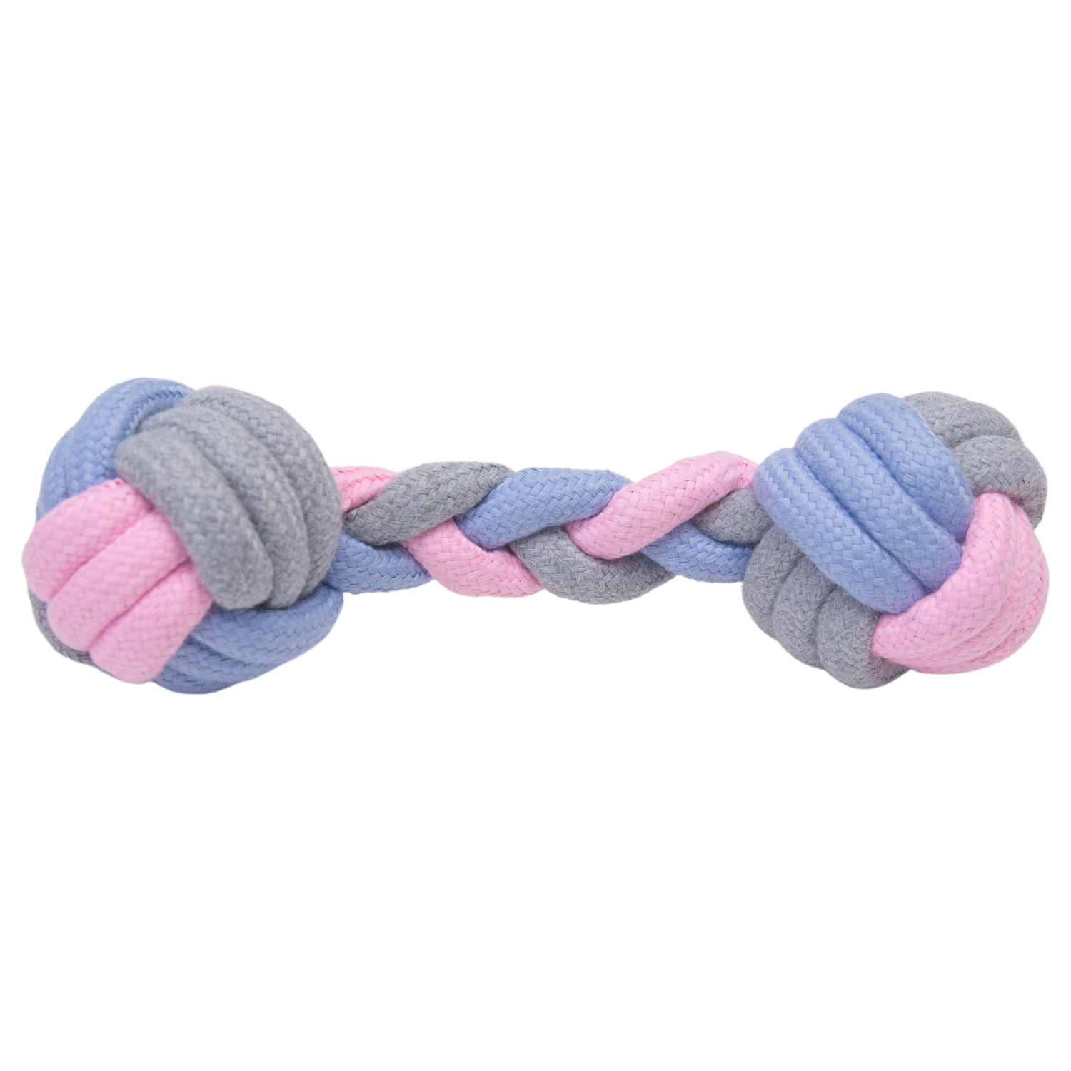 Pastel Knots Rope Bone Dog Toy