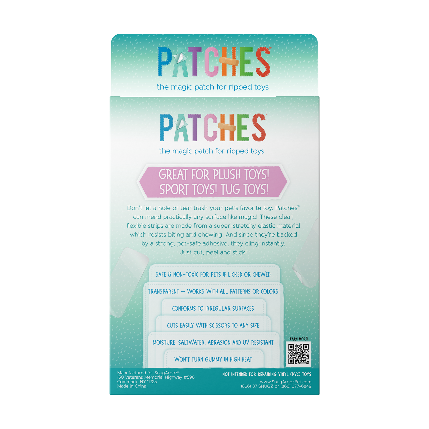 Patches Pet Toy Repair Kit – 8 Pack