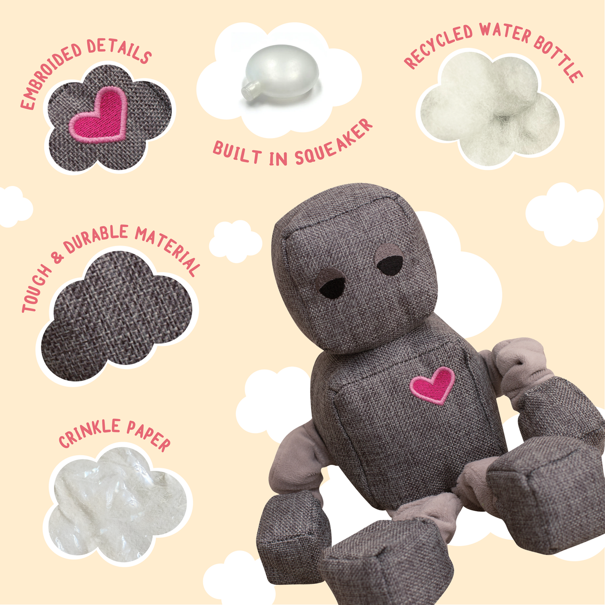 Ryder el juguete de peluche de perro robot