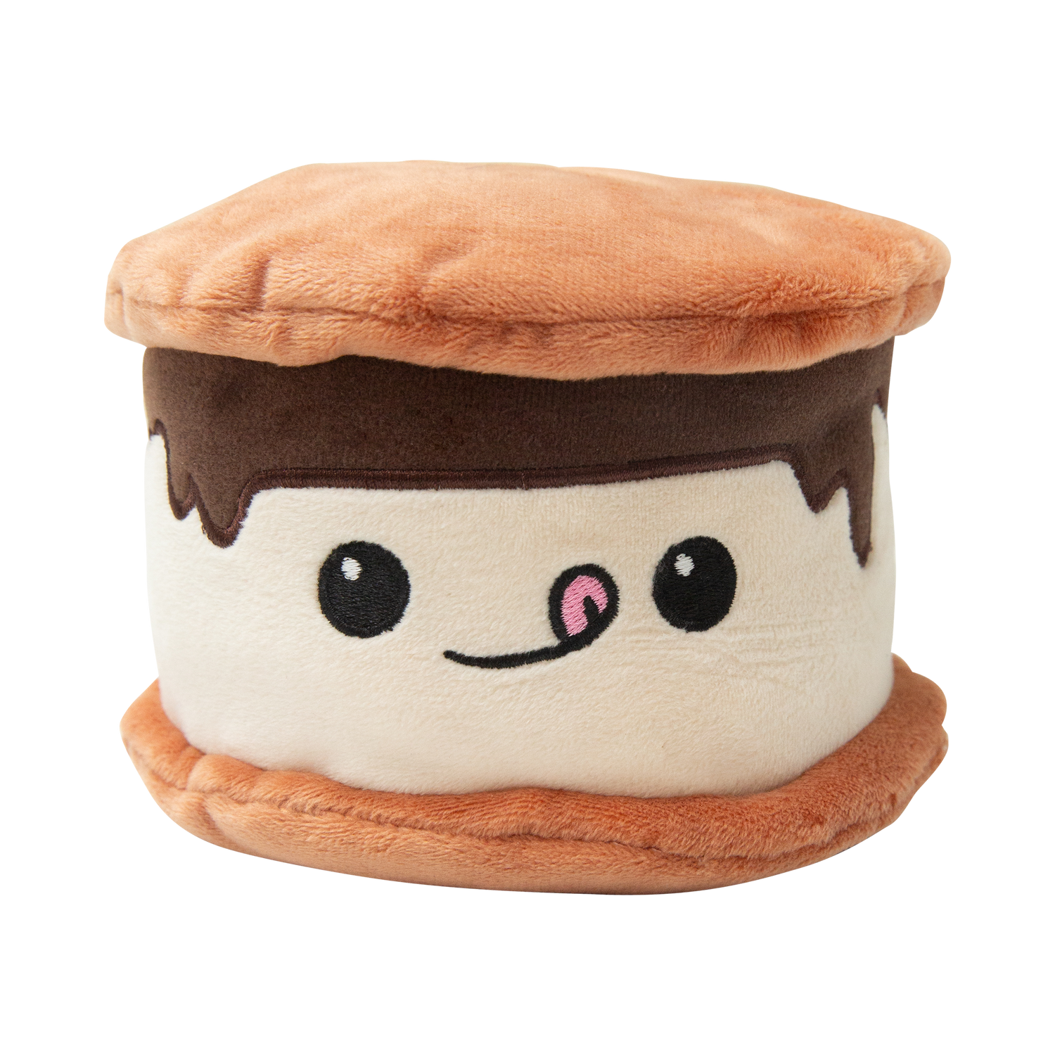 Snugarooz Summer the S’more – Juguete de peluche chirriante ecológico para perro