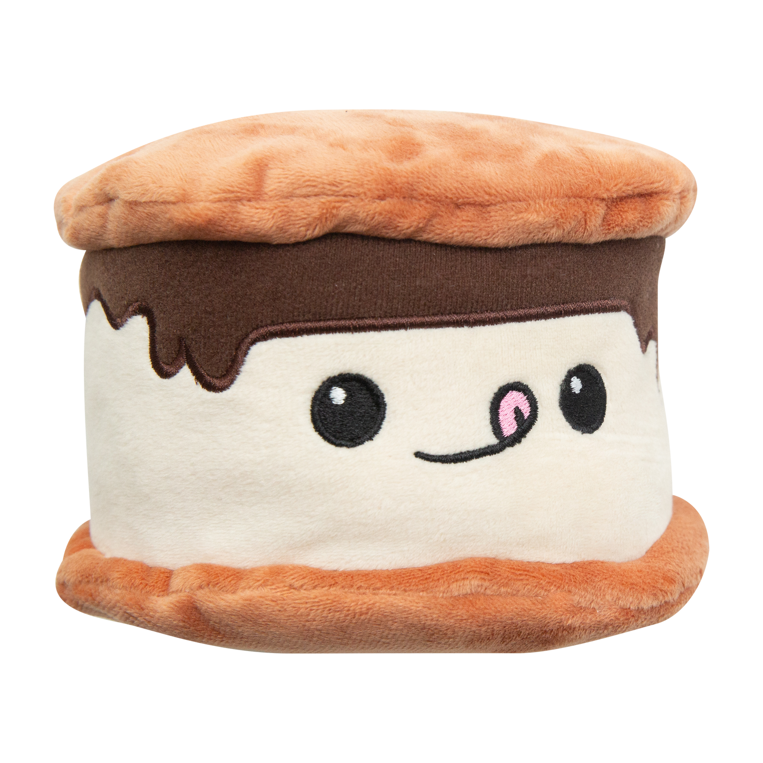 Snugarooz Summer the S’more – Juguete de peluche chirriante ecológico para perro