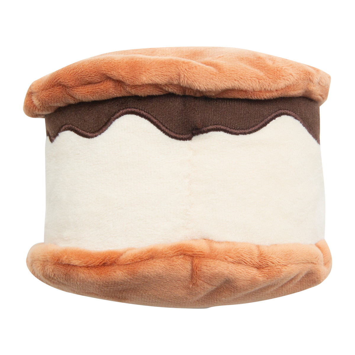 Snugarooz Summer the S’more – Juguete de peluche chirriante ecológico para perro