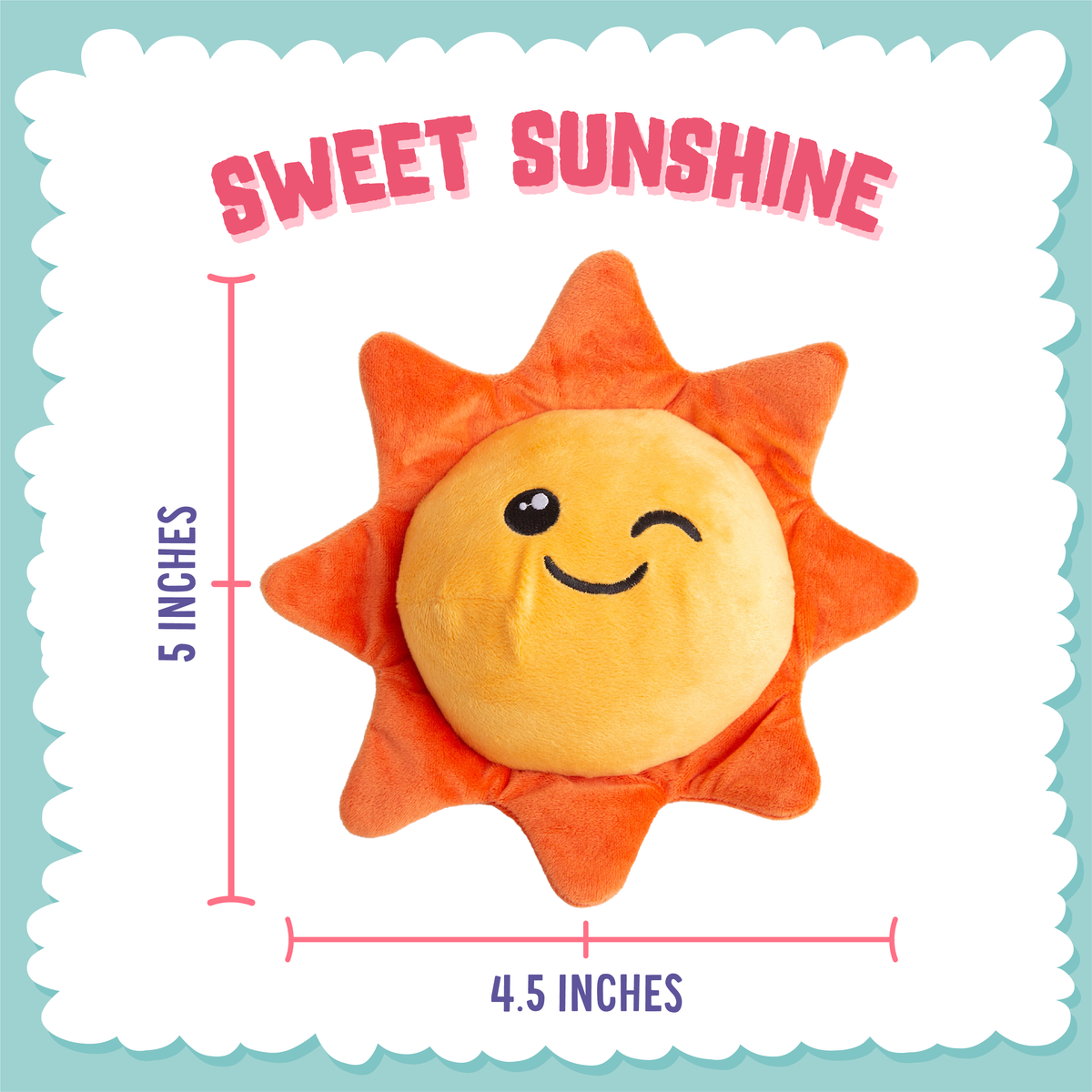 Juguete para Perro de Peluche 2 en 1 Sweet Sunshine