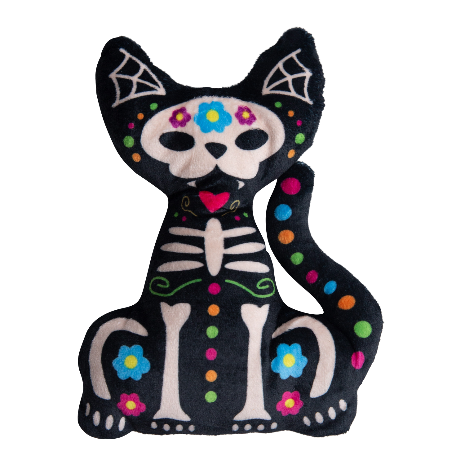 Scare Dee Cat Plush Squeaky Dog Toy