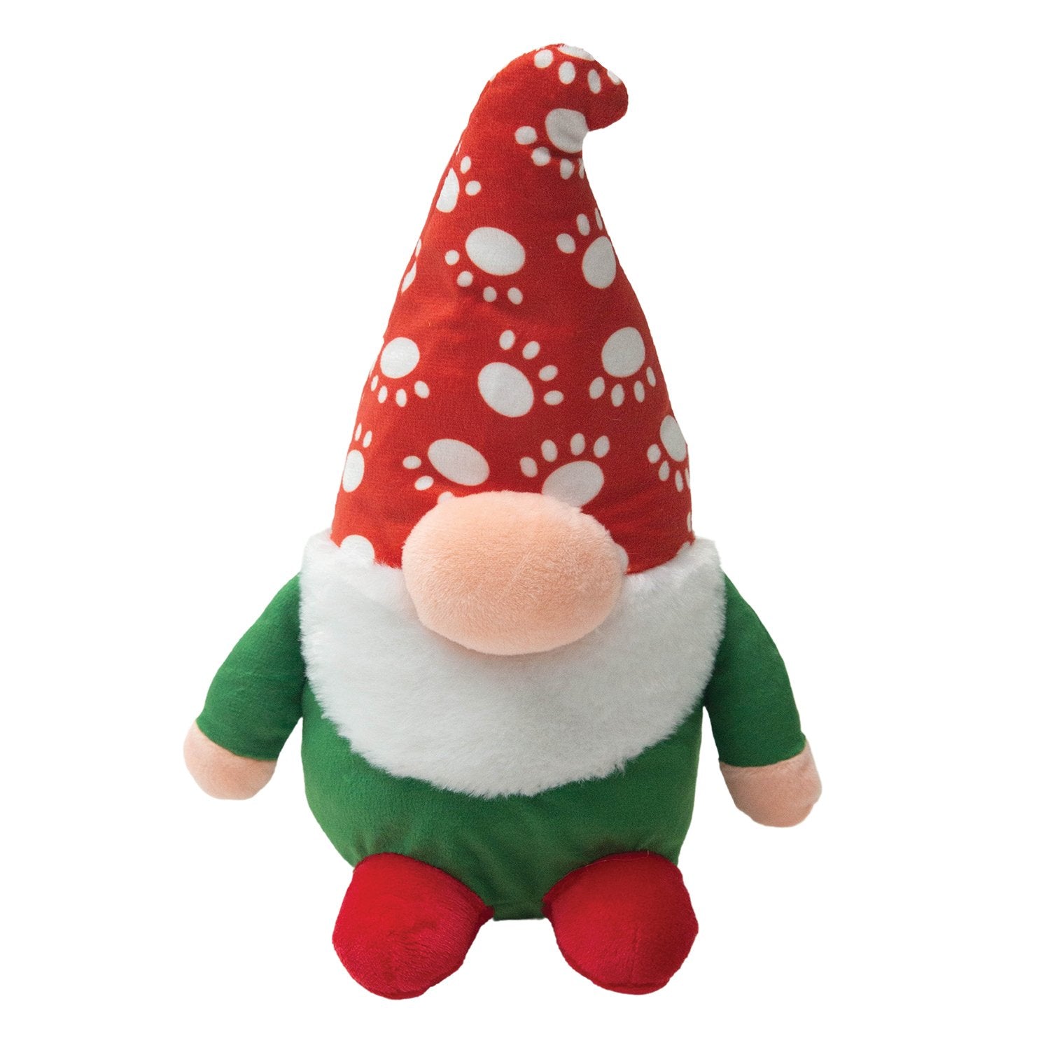 Sherlock the Gnome Holiday Plush Dog Toy