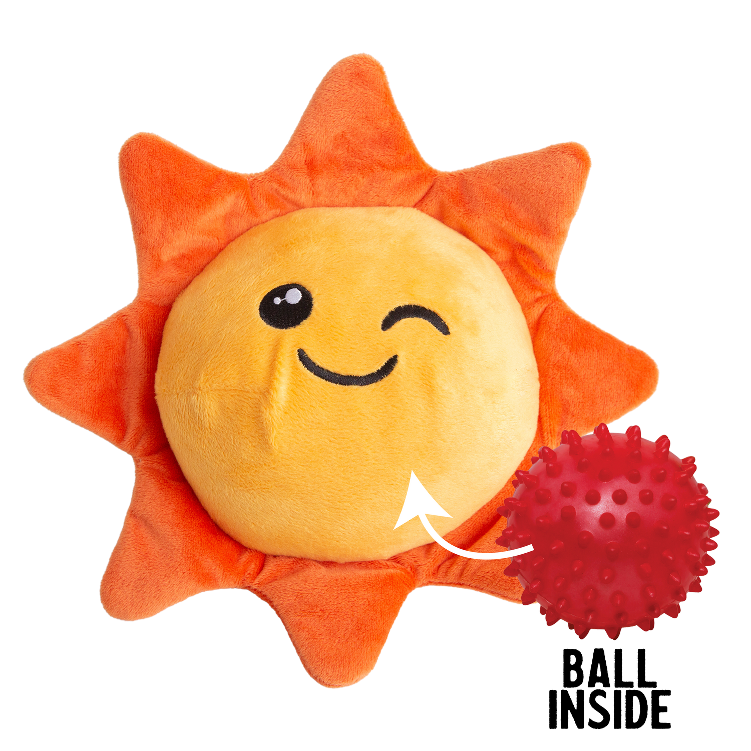Sweet Sunshine 2-in-1 Plush Dog Toy
