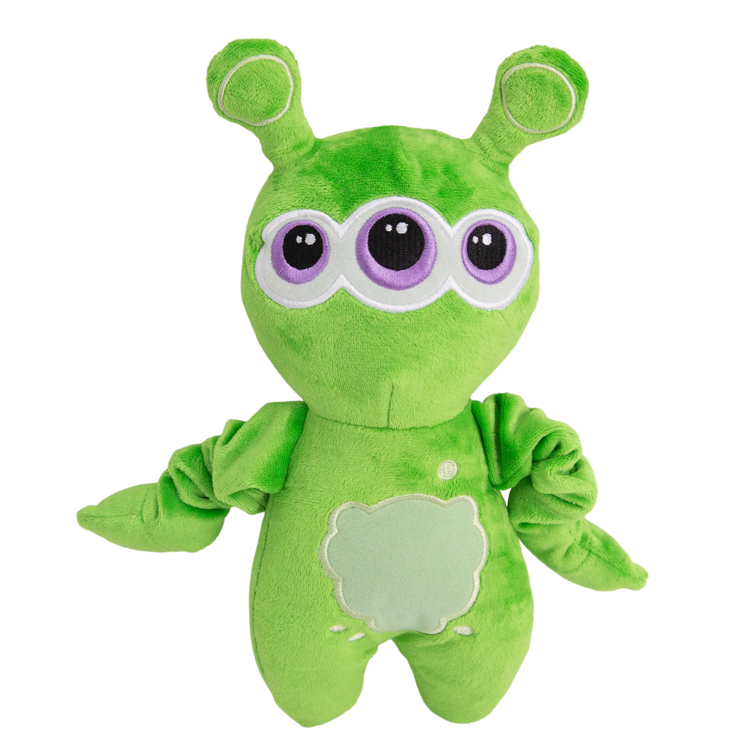 Snugarooz Venus la alienígena – Juguete chirriante y arrugado ecológico para perros (9.5")