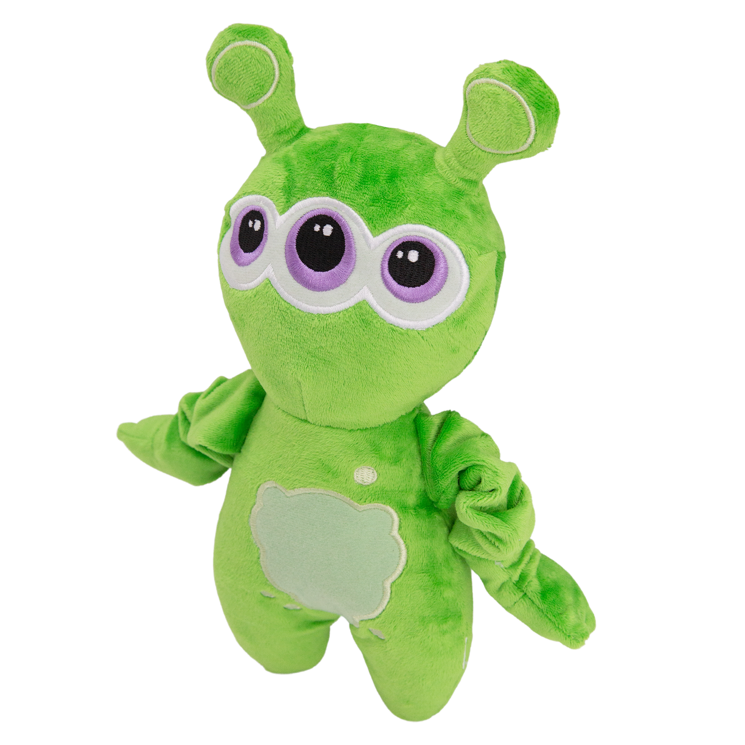 Snugarooz Venus la alienígena – Juguete chirriante y arrugado ecológico para perros (9.5")