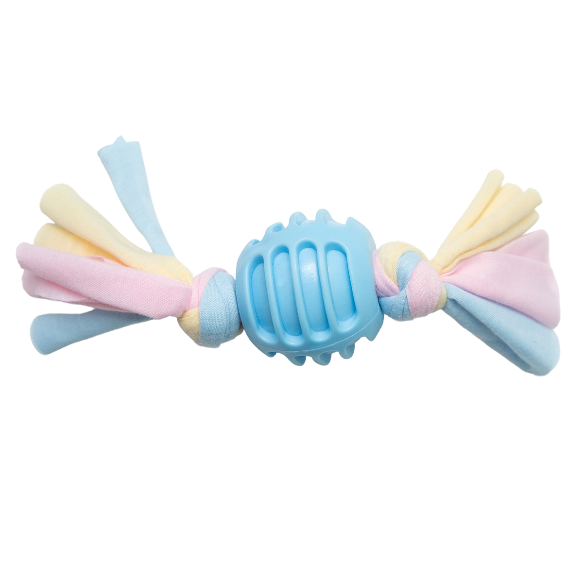 Juguete ecológico para perro Snuggle Ball con cuerda