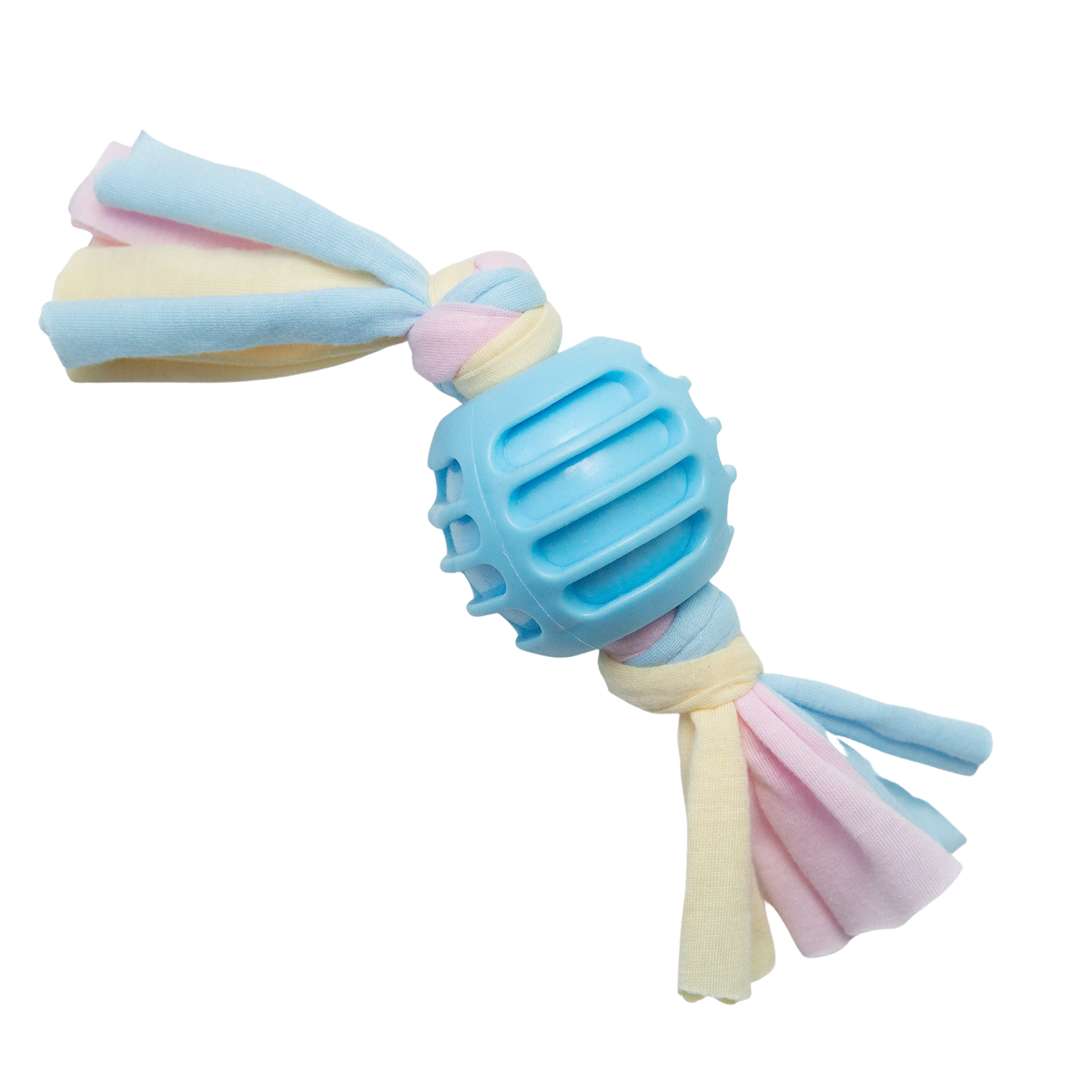 Juguete ecológico para perro Snuggle Ball con cuerda