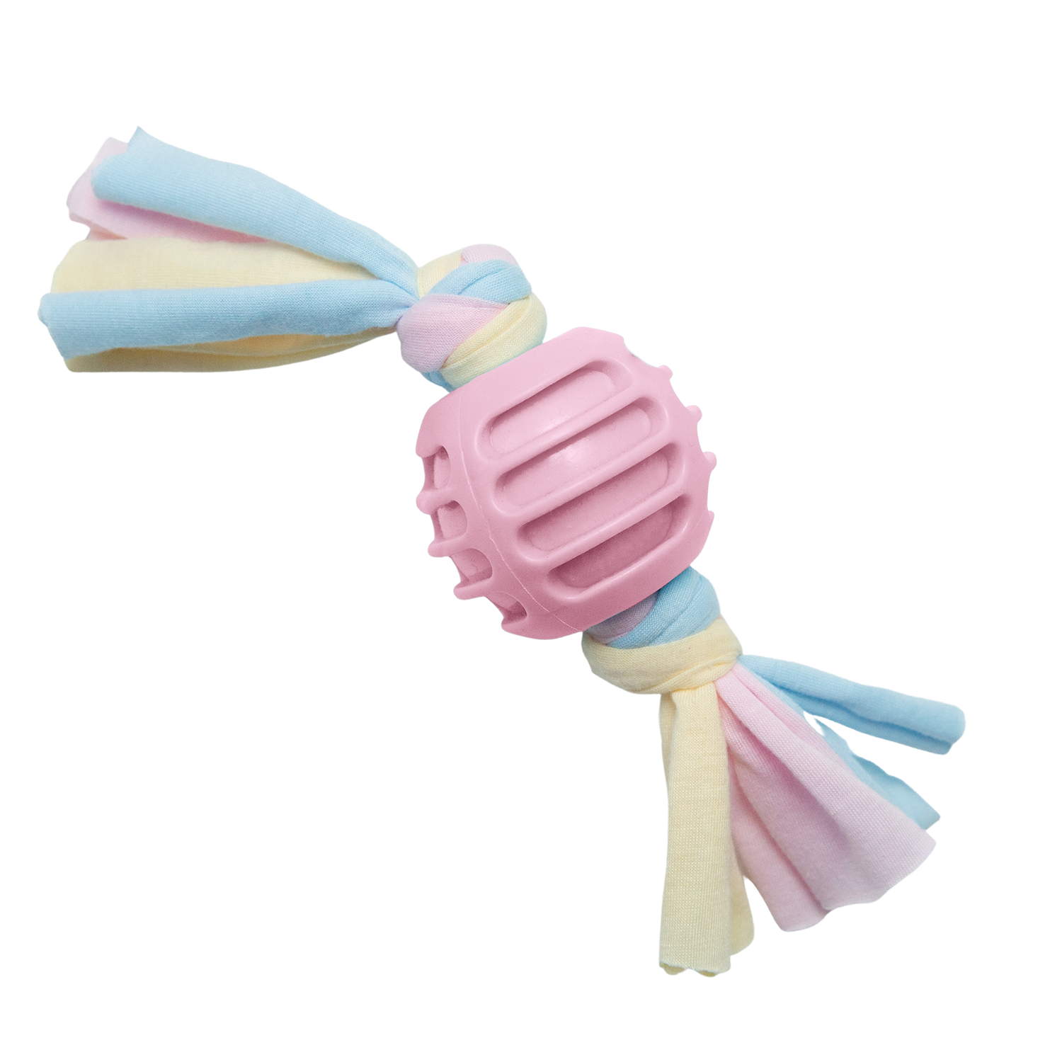 Snuggle Ball Eco Friendly Dog Toy with Rope