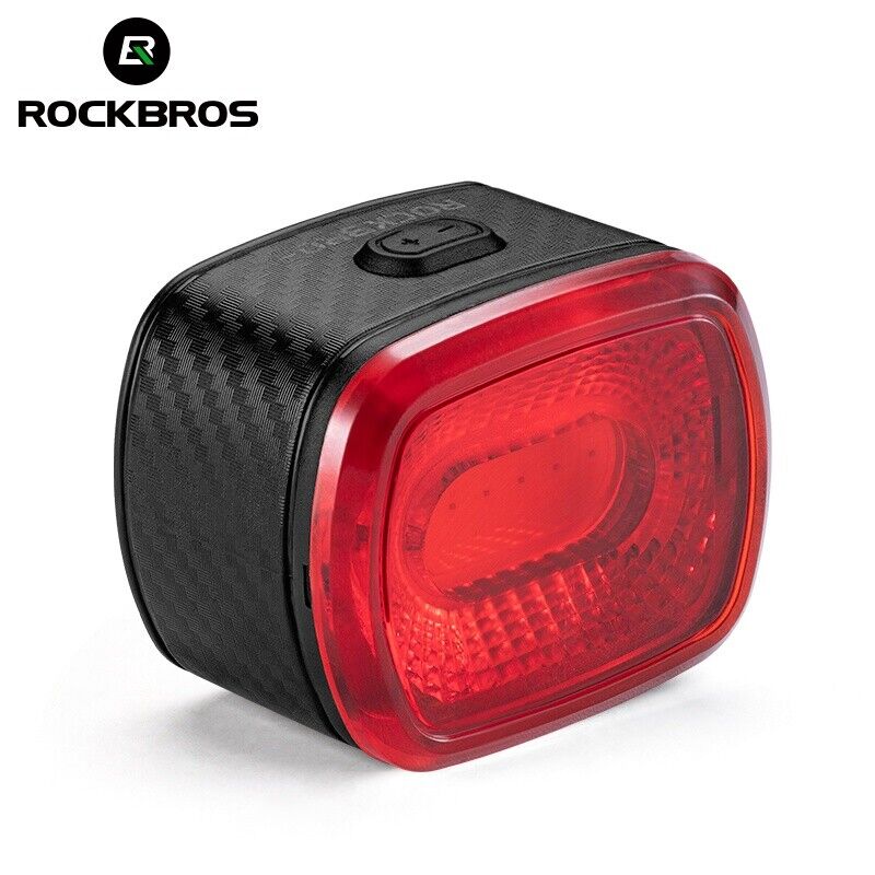 Luz trasera de ciclismo ROCKBROS con 5 modos