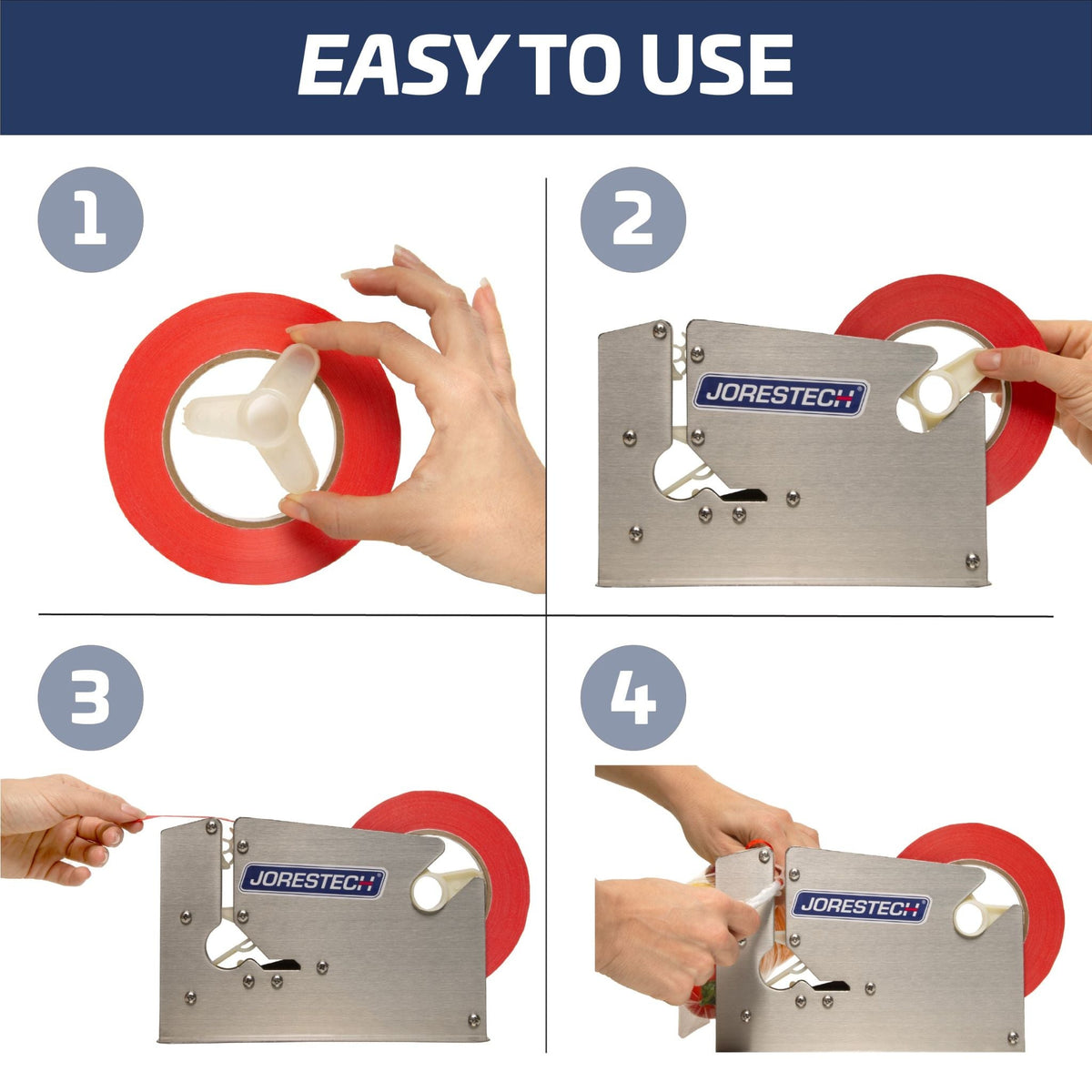 Sellador manual de bolsas de acero inoxidable