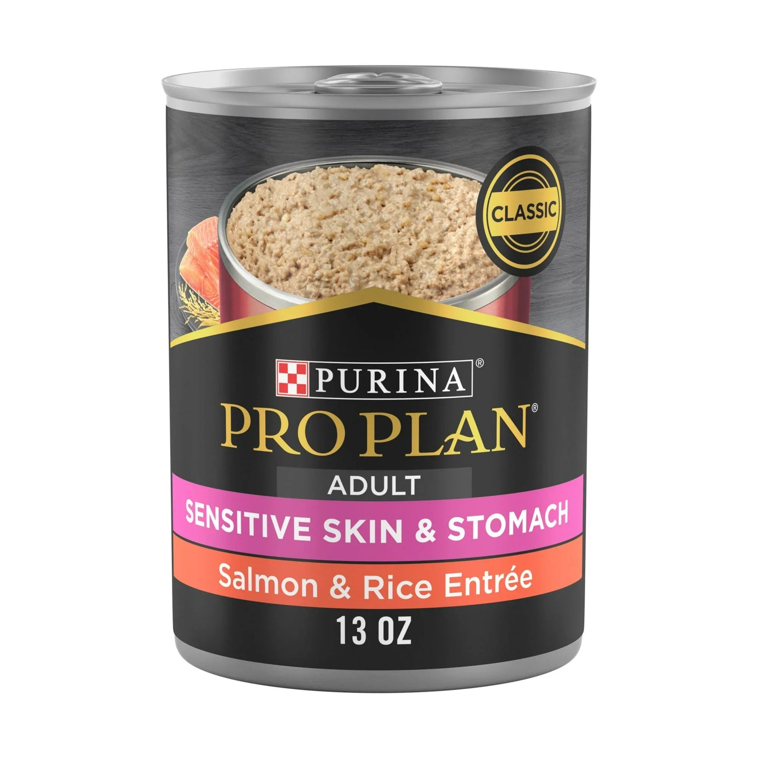 Pro Plan Sensitive Skin & Stomach Alimento Húmedo para Perros Salmón y Arroz (13oz)