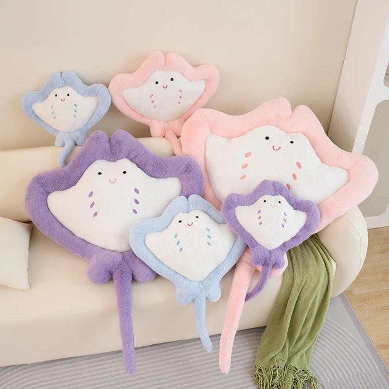 Peluche de manta raya kawaii