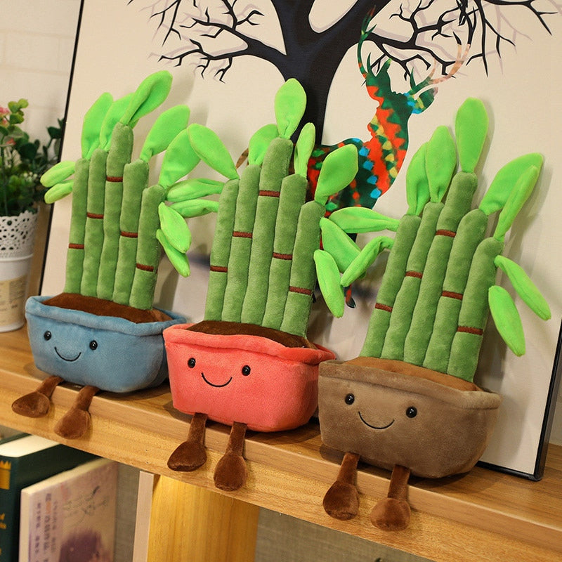 Peluches de plantas de bambú