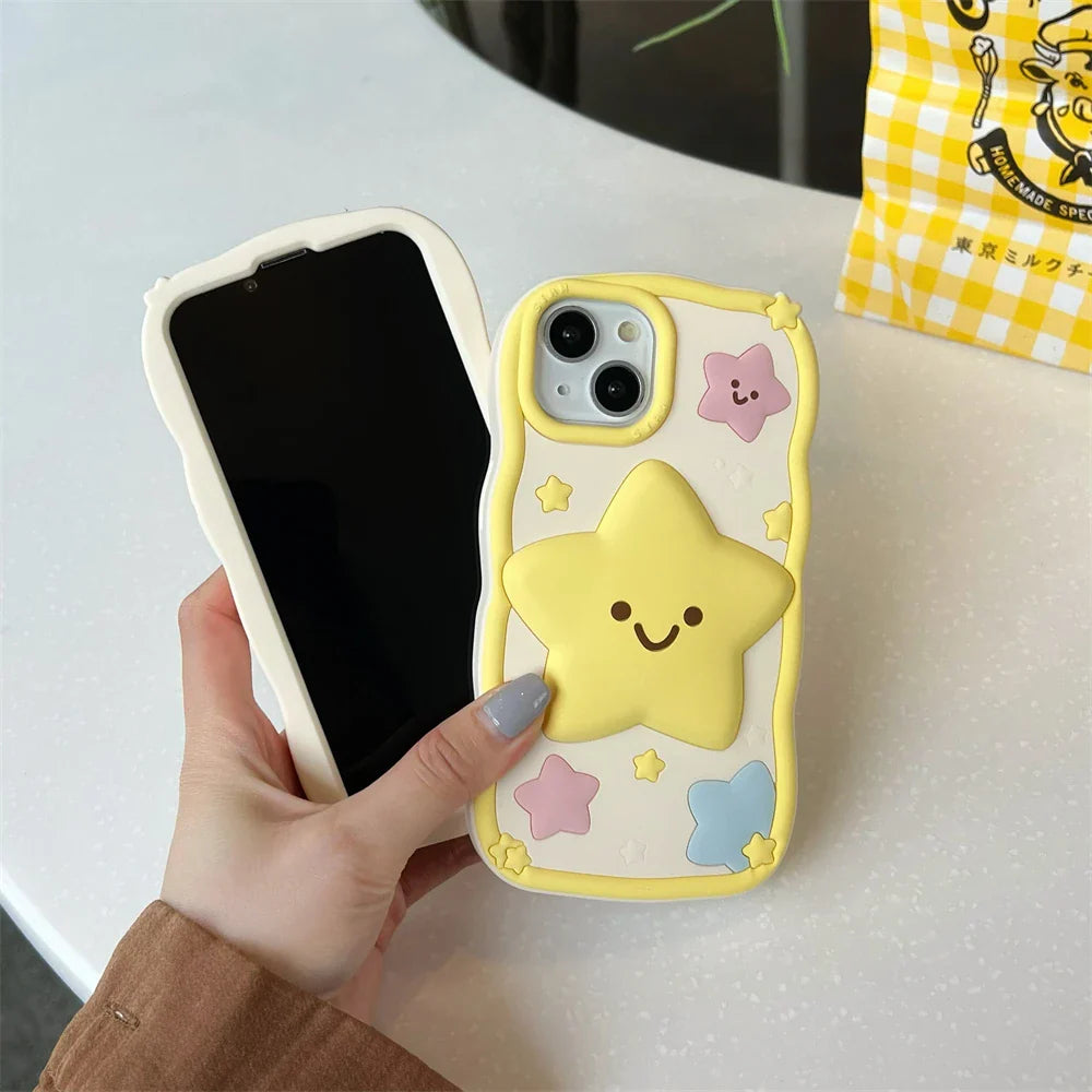 Funda para iPhone con estrella feliz