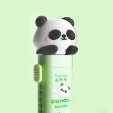 Borrador de goma con forma de panda