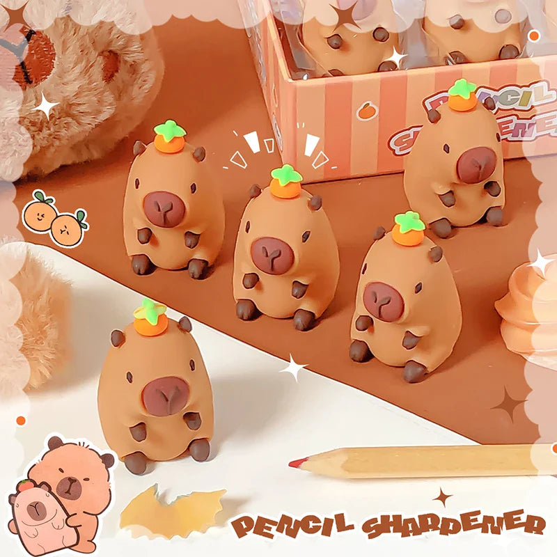 Sacapuntas de carpincho kawaii