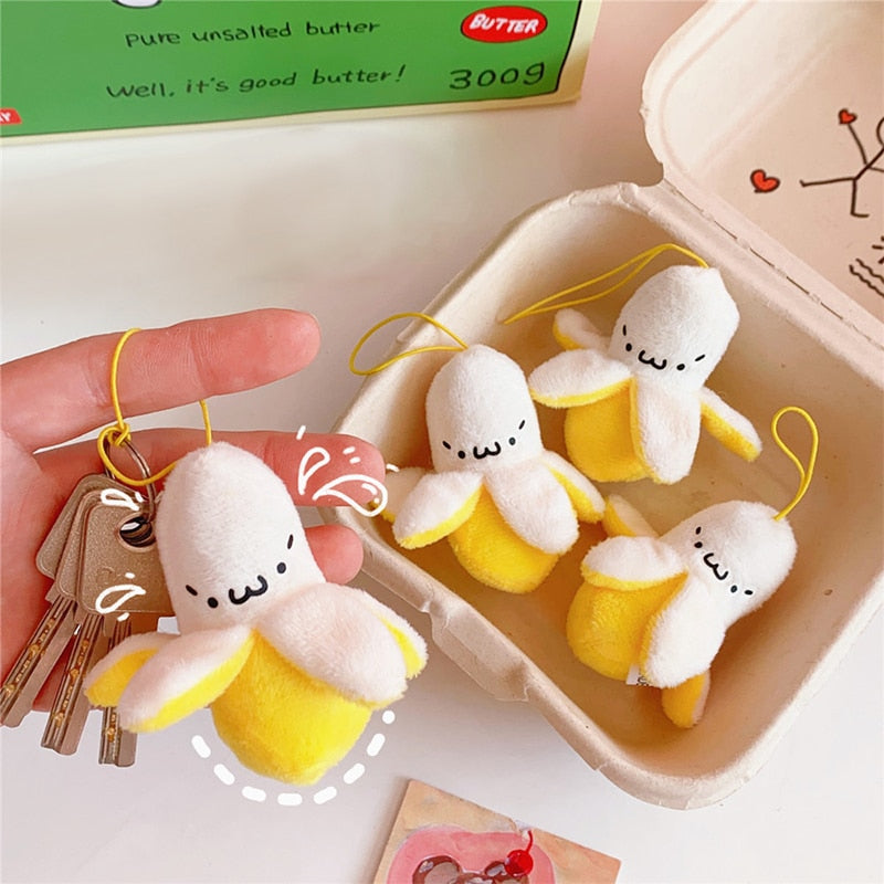 Colgante de plátano de peluche