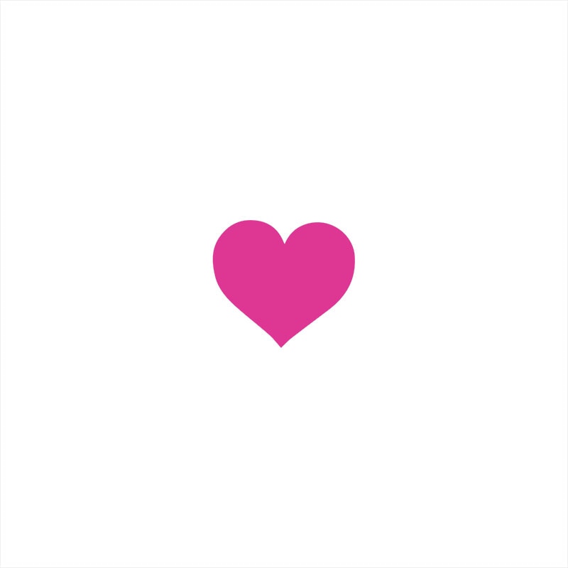 Pegatinas de corazón para coche