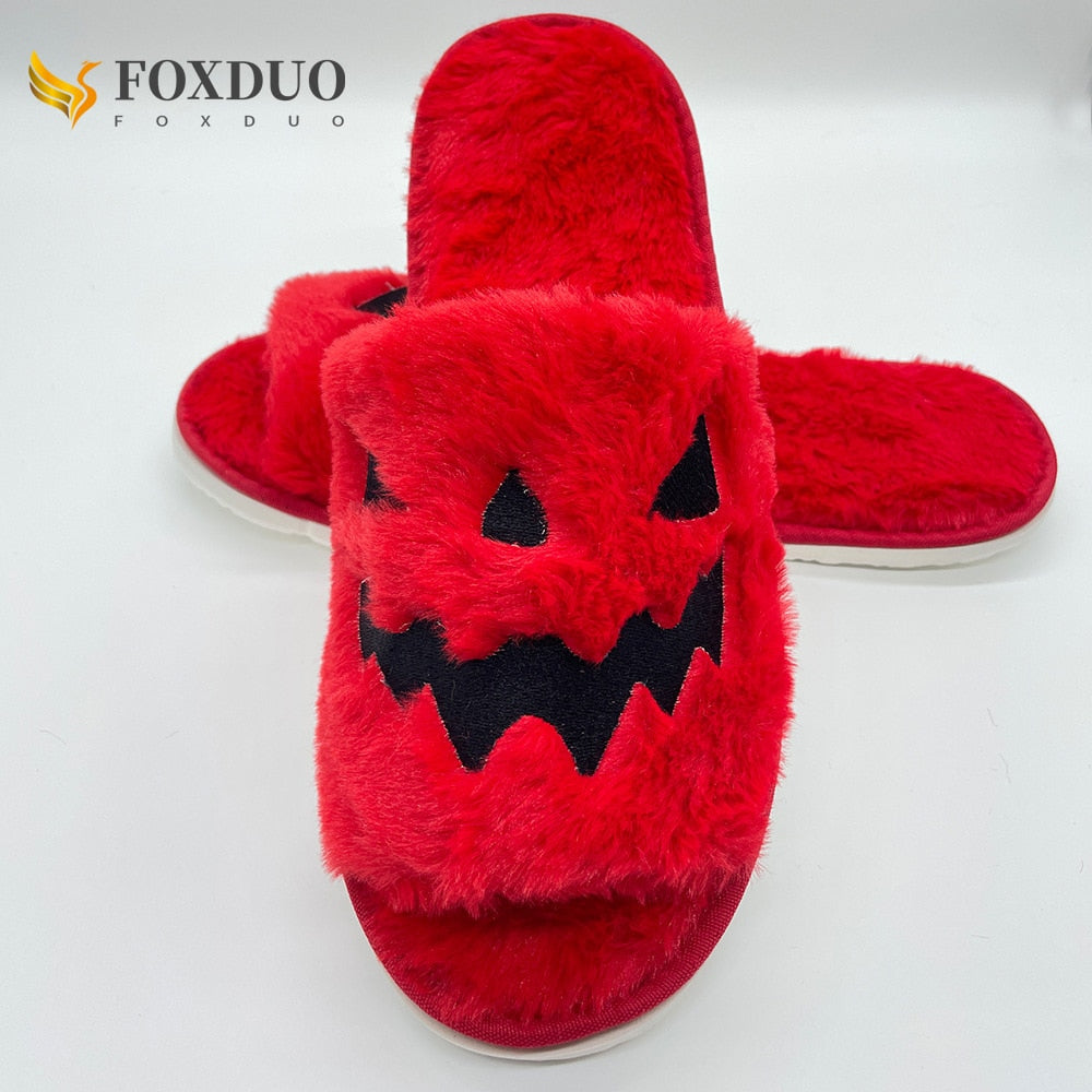Zapatillas de calabaza de Halloween