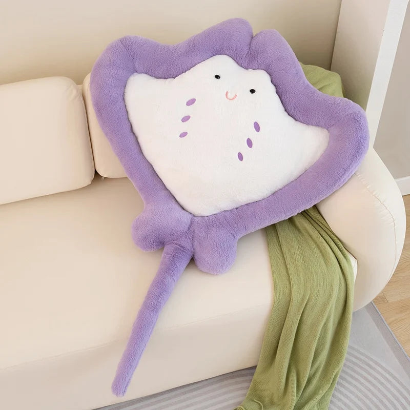 Peluche de manta raya kawaii