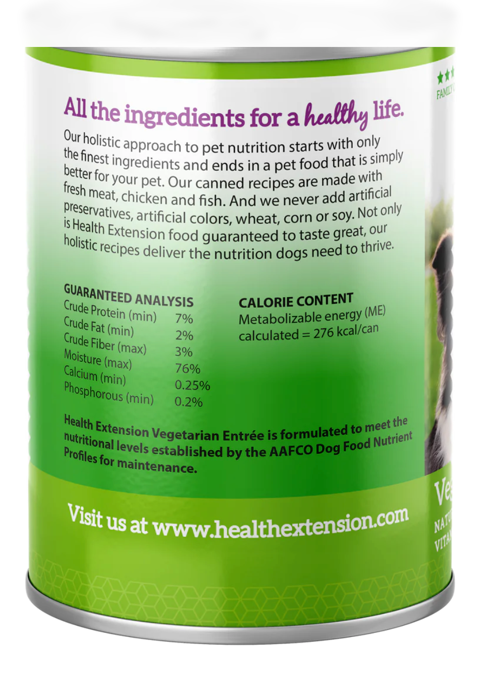Health Extension Todas las Etapas Sin Granos – Receta Vegetariana (12.5oz)