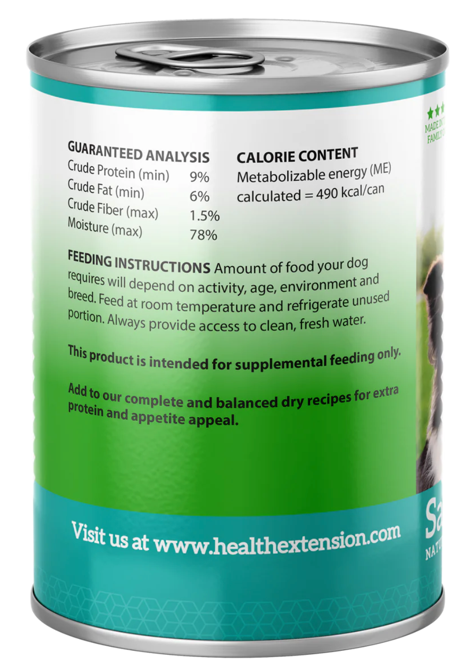 Alimento para perros sin cereales Health Extension All Life Stages de salmón (12.5 oz)